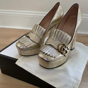 Gucci Galassia Platino Pumps